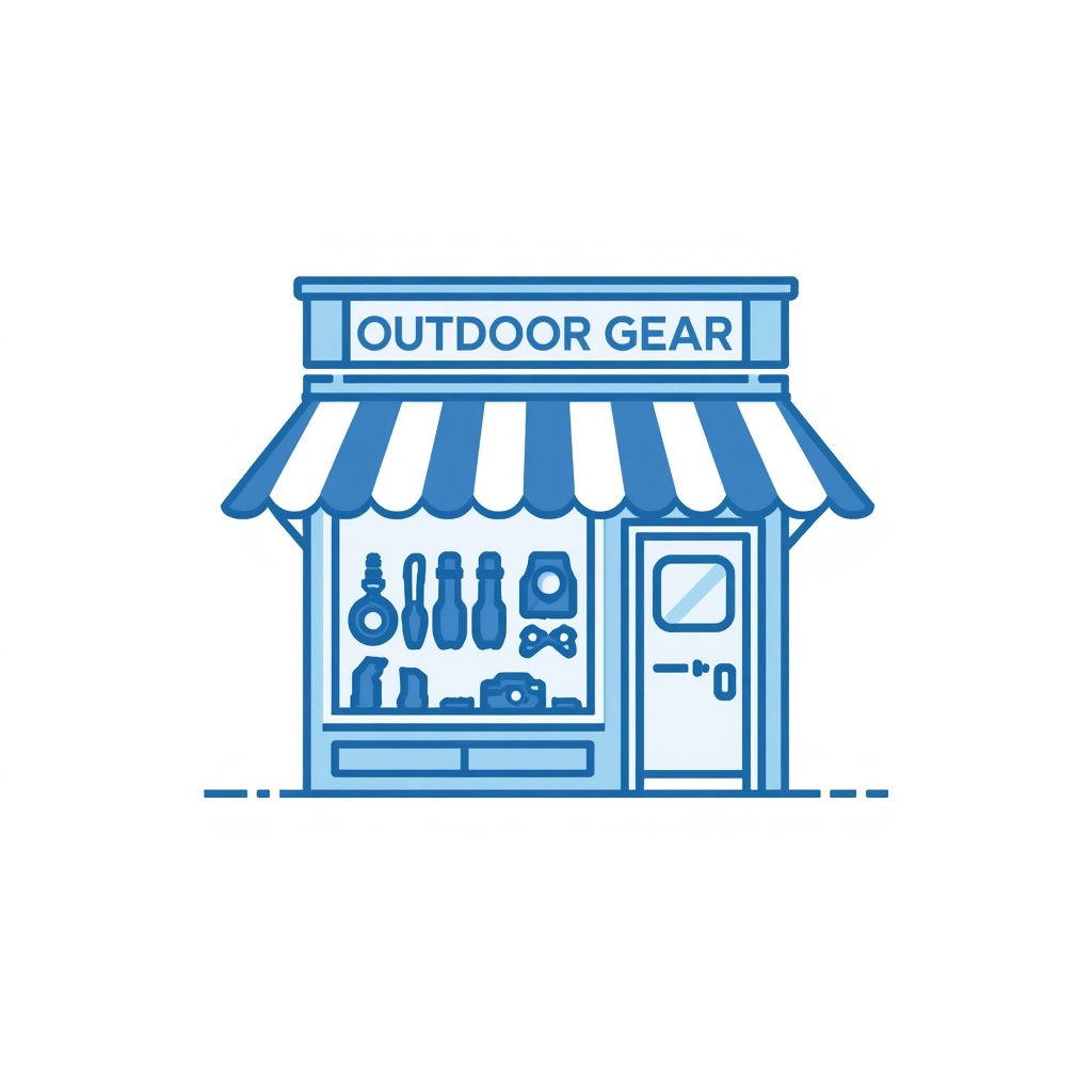 Local outdoor gear shop